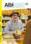 Couverture magazine Albimag Mars 2026 producteur marché couvert d'bi