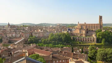 Cité épiscopale vue depuis l'église de La Madeleine