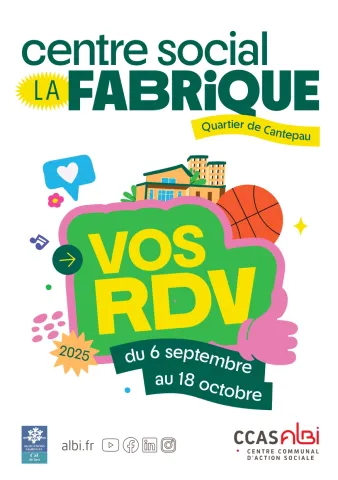 Vos RDV du 6 septembre au 18 octobre