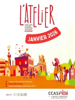 L'Atelier espace social et culturel de Lapanouse - Programme janvier 2026