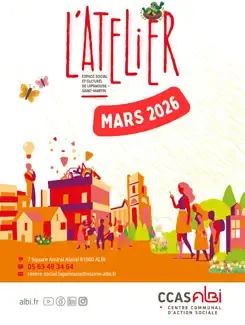 Programme des activités à L'Atelier Espace social et culturel de Lapanouse Saint-Martin